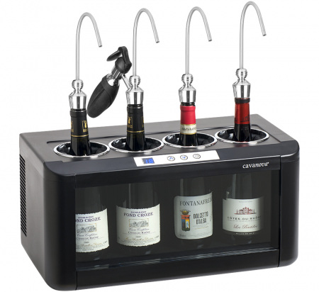 basic wine dispenser for 4 wine bottles