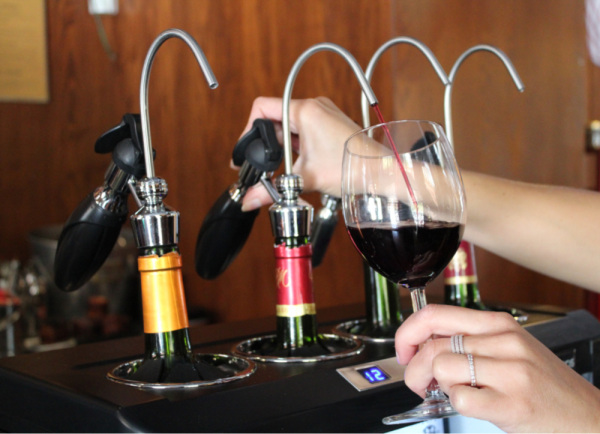 6 bottle sparkling winer dispenser